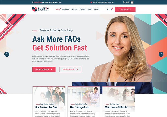 免费企业网站模板整站源码